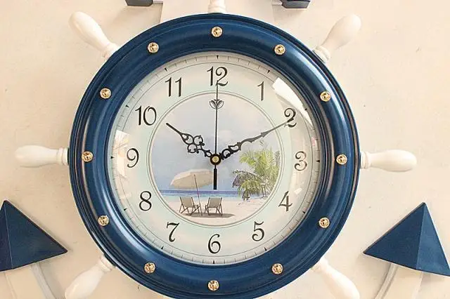 Настенные часы GG50gz кухонные современные круглые для детской комнаты черного