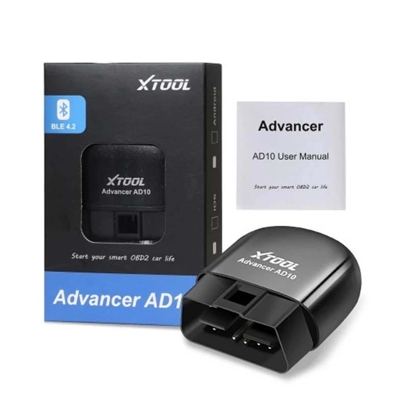 XTOOL заранее AD10 Авто считыватель кода неисправностей автомобиля OBD2 OBD 2 ELM327 Bluetooth