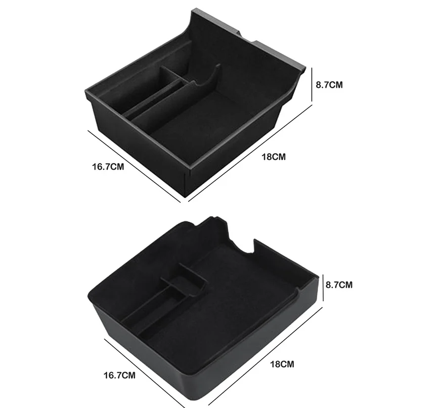 

Armrest Box Storage For 2021 Tesla Model 3 Model Y Center Console Organizer Stowing Tray Travel Accessories Interior Holder