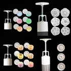 Кухонный гаджет форма для лунного пирога форма для торта и печенья резак ручное давление пищевые принадлежности для выпечки 1 комплект Праздник середины осени