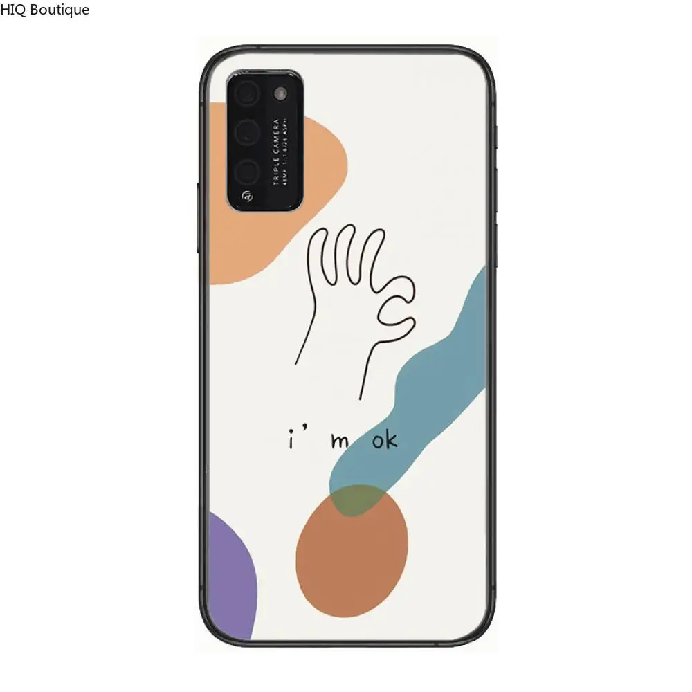 

Lovely little animals Clear Phone Case For Huawei Honor 10 20 30 9 X Pro Lite V 5G RU Black Etui Coque Hoesjes Comic Fashion