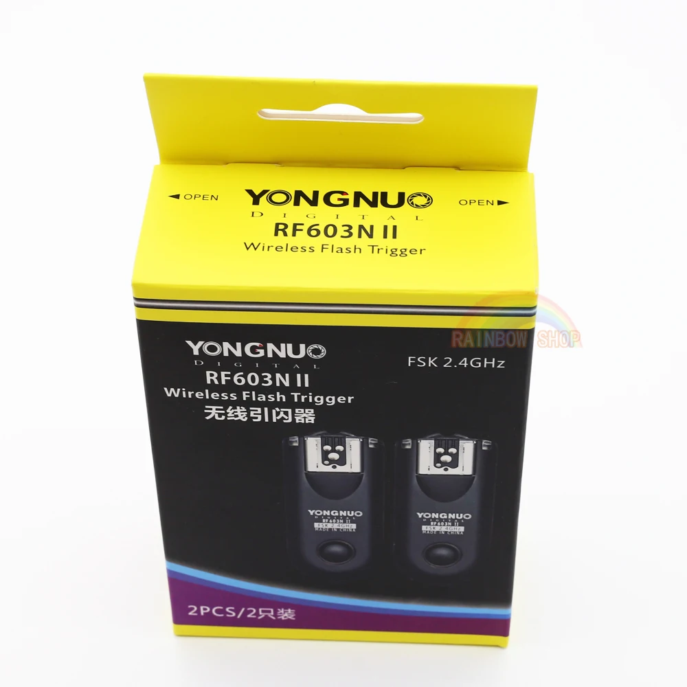 Светодиодная лампа для видеосъемки YONGNUO RF 603 II N3 радио Беспроводной дистанционный