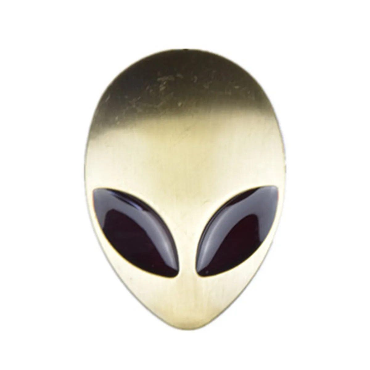 

UFO Alien 3D Head Badges Emblem Creative Metal Car Motorcycle Decal Sticker