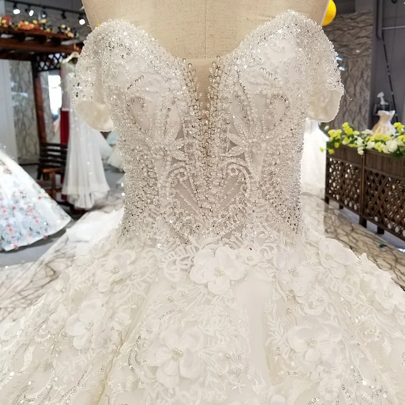 LS691009 новые платья для свадьбы белые бесплатная доставка с аппликацией оптовая