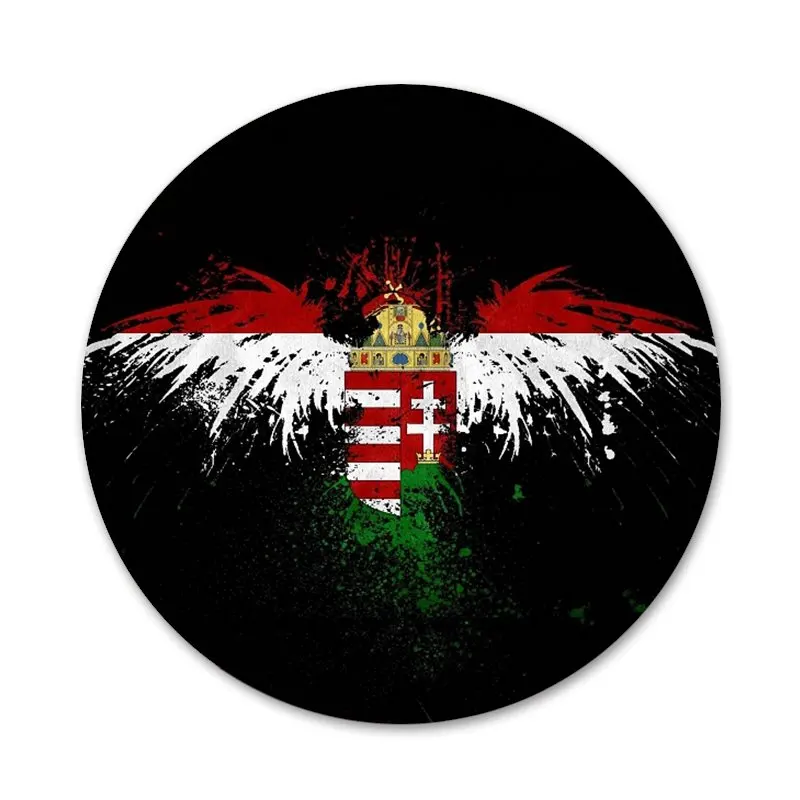 Венгерские флаги значки металлические для украшения одежды и рюкзака 58 мм | Дом