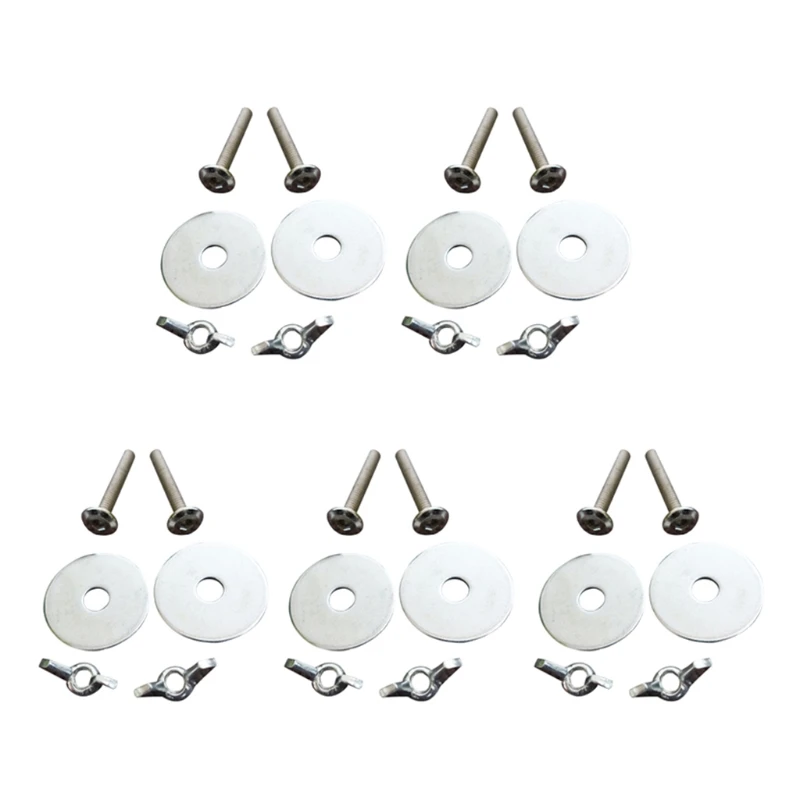 

10Pcs Birds Perch Holder Parrot House Screw and Nuts Food Feeder Parts Bird Cage Breeding Box Accessories