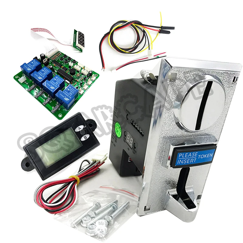 Time control kit for self-service sales/washing machine/mobile charging station control 4 groups of devices independently