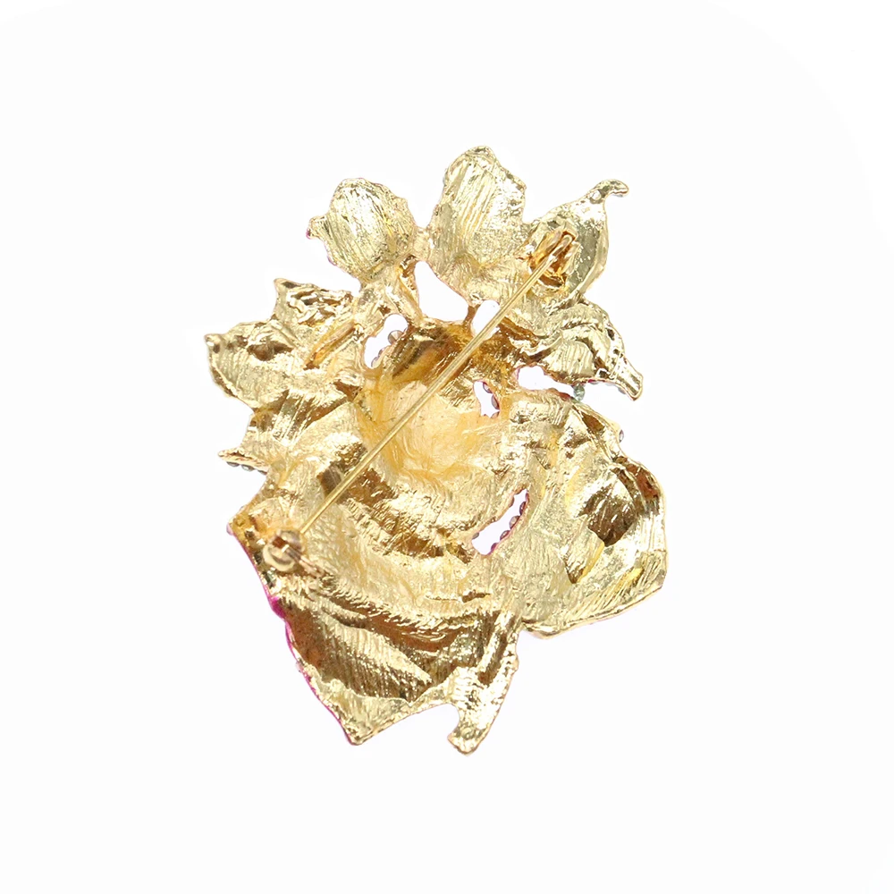 Стразы красивый дизайн австрийский хрусталь цветение брошь на булавке в виде