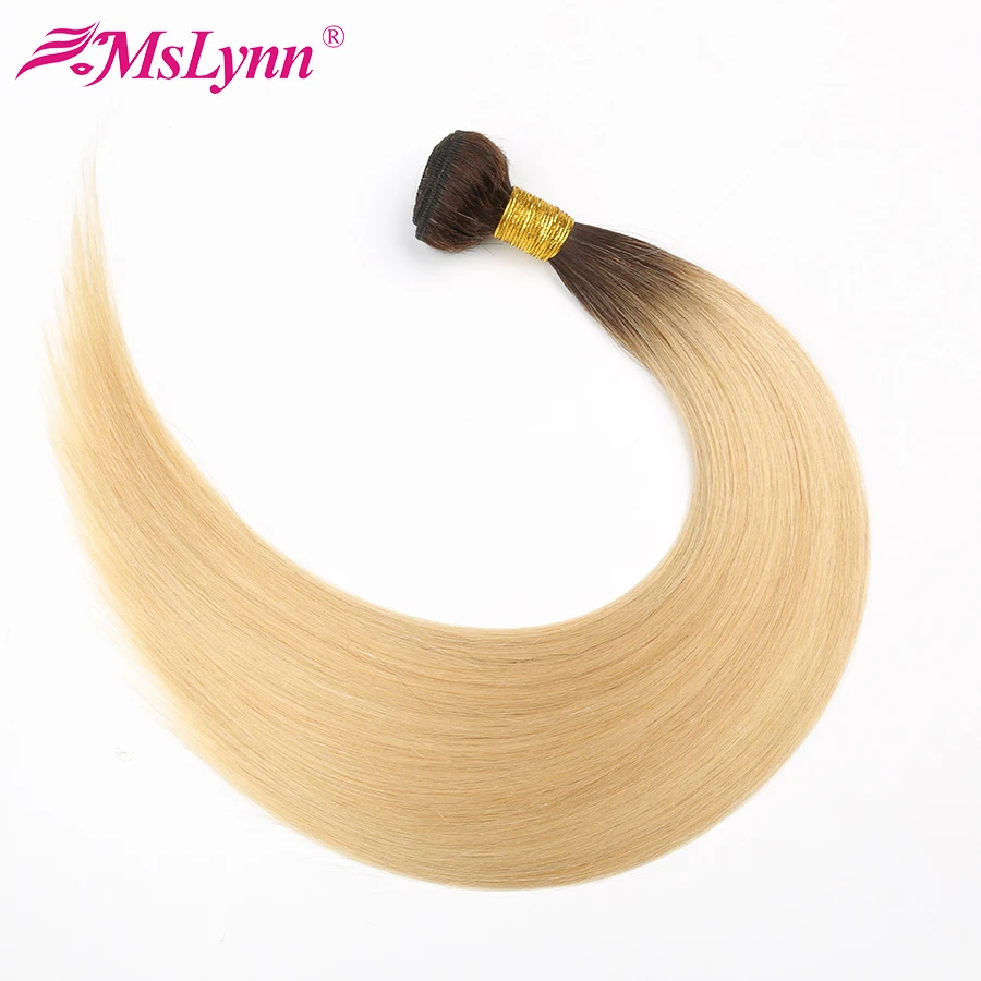 С эффектом деграде (переход от темного к светлому) пряди 1B 613 светлые прямые