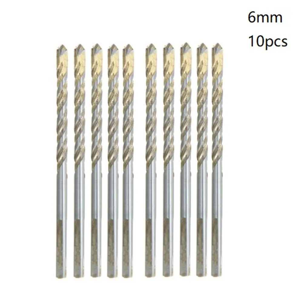 

Tile Glass Electric Drill Bit Set Multi-function Triangle Drill Seven Pieces Overlord Drill For Glass Ceramic Tiles Cement Wall