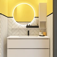 nordic bathroom cabinet combination modern simple hand washing integrated ceramic pool washbasin set bathroom table