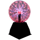 Волшебный плазменный шар, новинка, стеклянный Настольный светильник, s сфесветильник Ник, USB, 5 В, ЕССША, 12 В, волшебная плазменная Ночная лампа