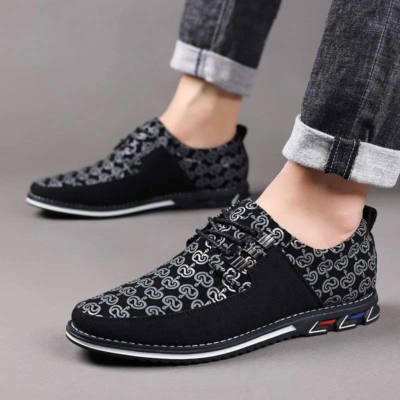 

Mens Formal Shoes 2021 Autumn New Business Dress Shoes Mens Black Casual Increase British Lace-Up Oxfrods Shoes Plus Size 38-50