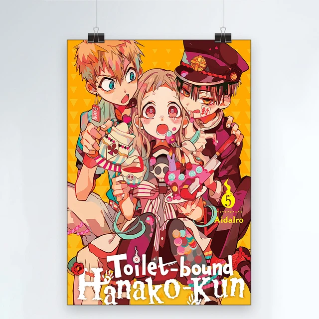 

Wall Art Nordic HD Printing Poster Anime Jibaku Shounen Hanako Kun Canvas Home Decoration Painting Boy Room Modular Picture Wall