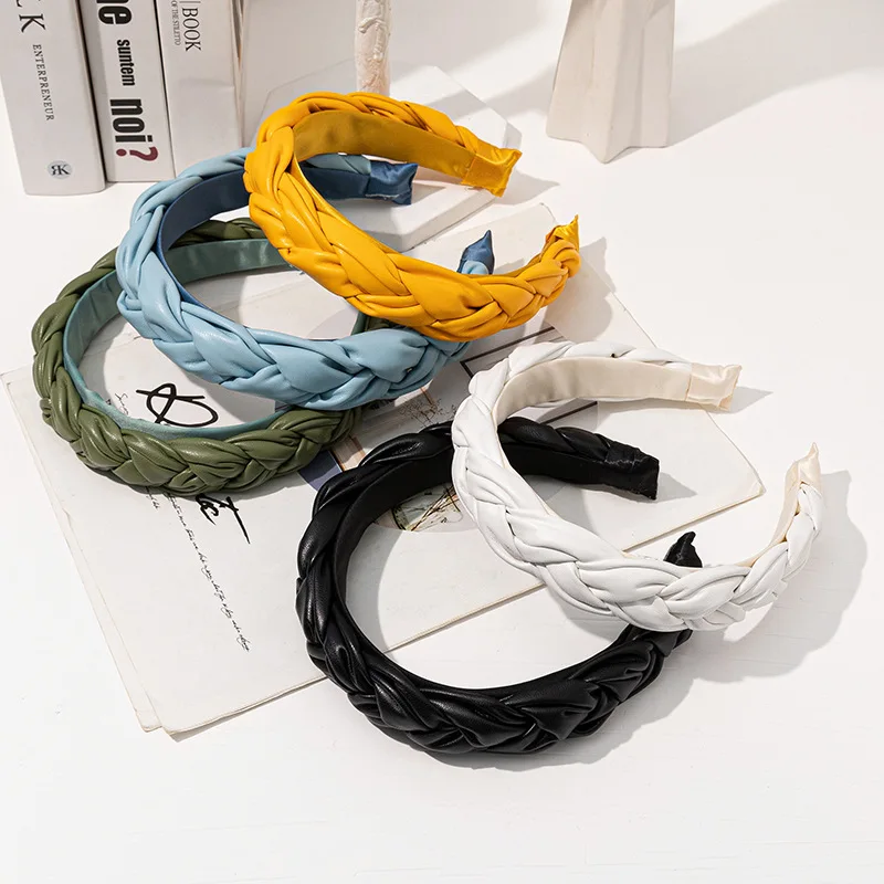 

Женская однотонная повязка на голову с цветочным рисунком