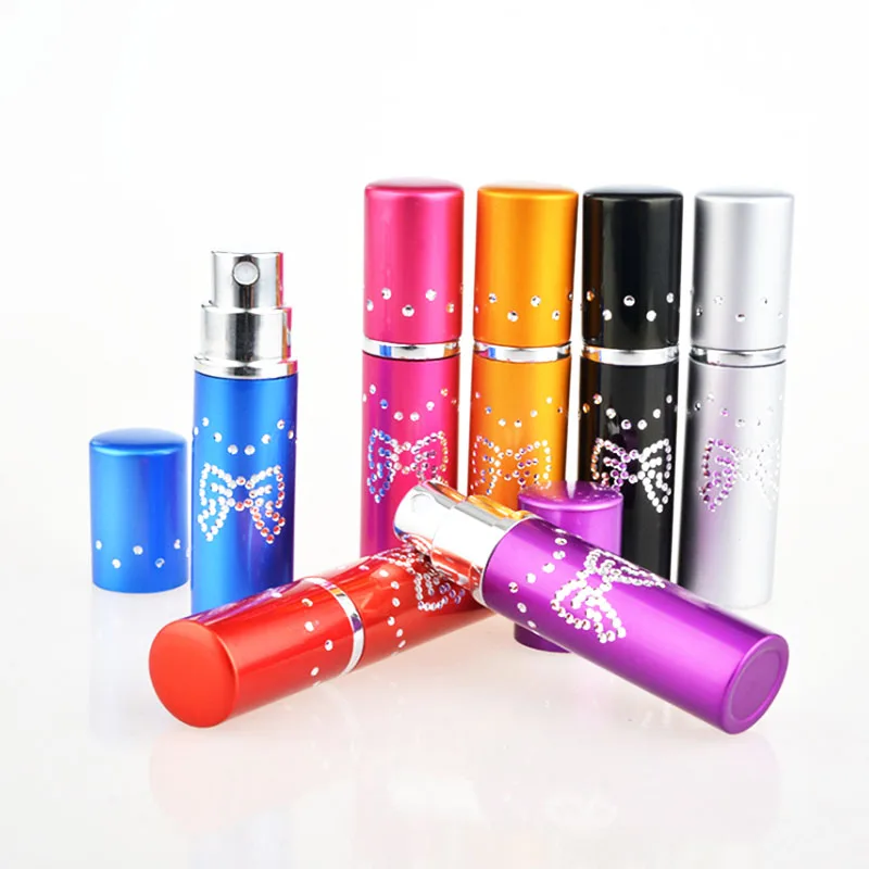 Мини-флакон для духов 5 мл Заправляемый Алюминиевый распылитель портативный
