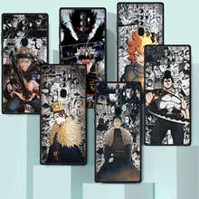 Black Clover Asta Soft For OPPO Find X3 X2 K5 K3 R15 R9S F9 F7 K9 F19 F5 F19 F11 R17 Lite Neo Pro Plus 5G Black Phone Case