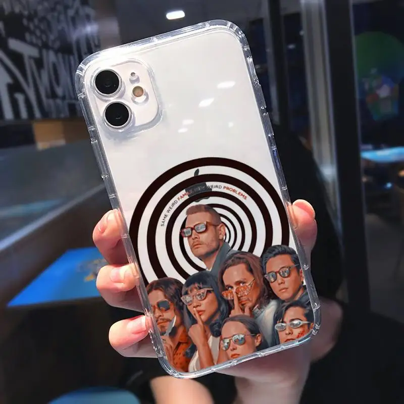 

Fundas The Umbrella Academy Phone Case Transparent for Clear iPhone 11 12 mini pro 8 7 6 6S XS MAX Plus X 5S SE 2020 XR