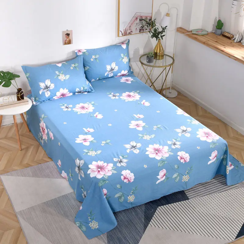 

Pure cotton sheets for student dormitory pure cotton sheets for single person double 1.5m1.8m bed