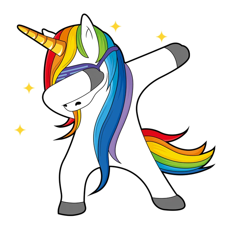 Нашивки в форме единорога утюжок для трансферных Parches девочек детская одежда