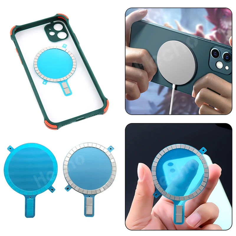

Mobile Phone Case Strong Magnetic Magsafe for iPhone 12 Mini 12 Pro Max Wireless Charging Magnet for iphone 11 Pro Max XS XR 8