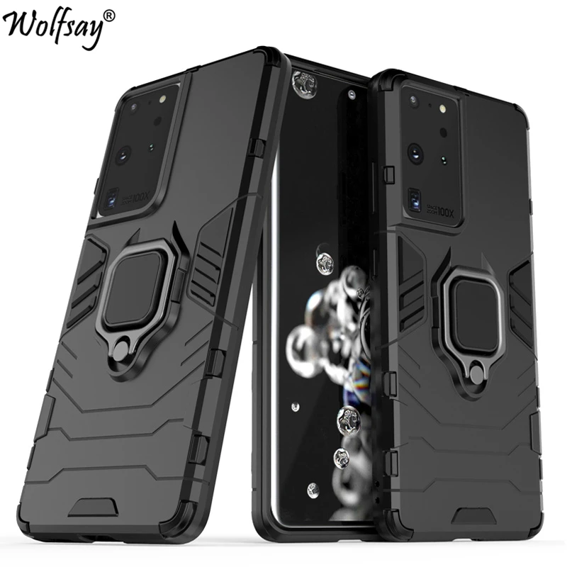 

For Samsung Galaxy S21 Ultra Case Armor Magnetic Suction Stand Full Cover For Samsung Galaxy S30 Ultra Case For Samsung S21Ultra