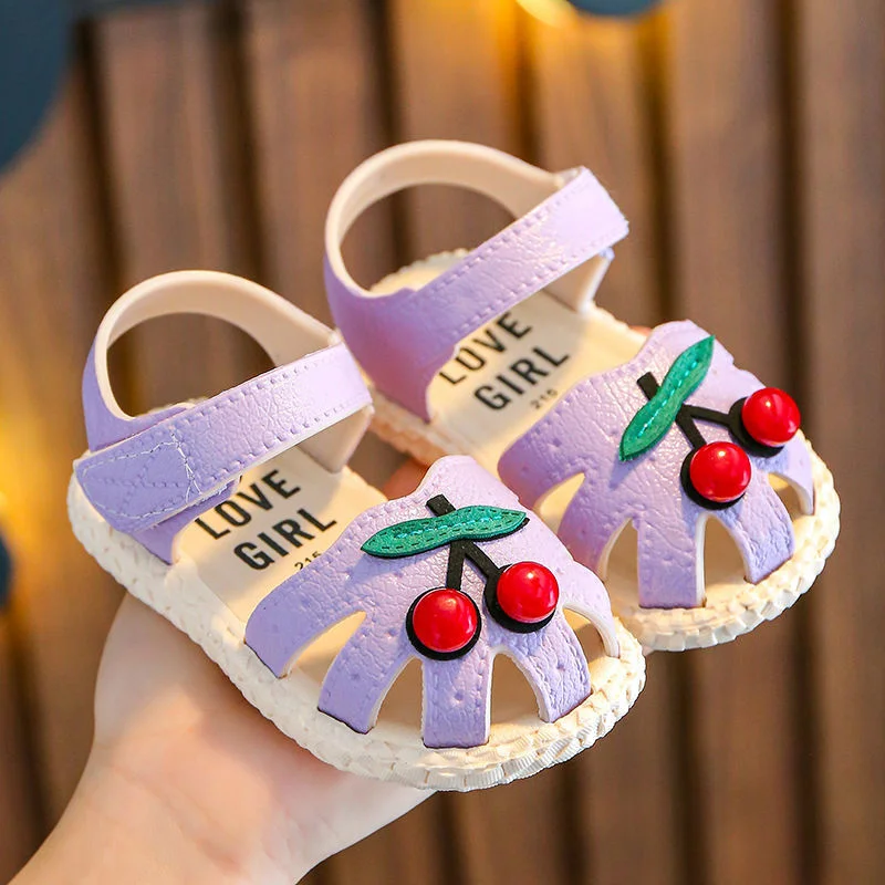 

Girls' Sandals 2021 Summer New Baby Sandals Baotou Soft Sole Little Girl Princess Shoes Cute Children's Shoes Footwear