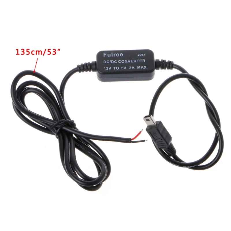 Автомобильное зарядное устройство с выходом Mini USB 12 В в 5 3 А преобразователь