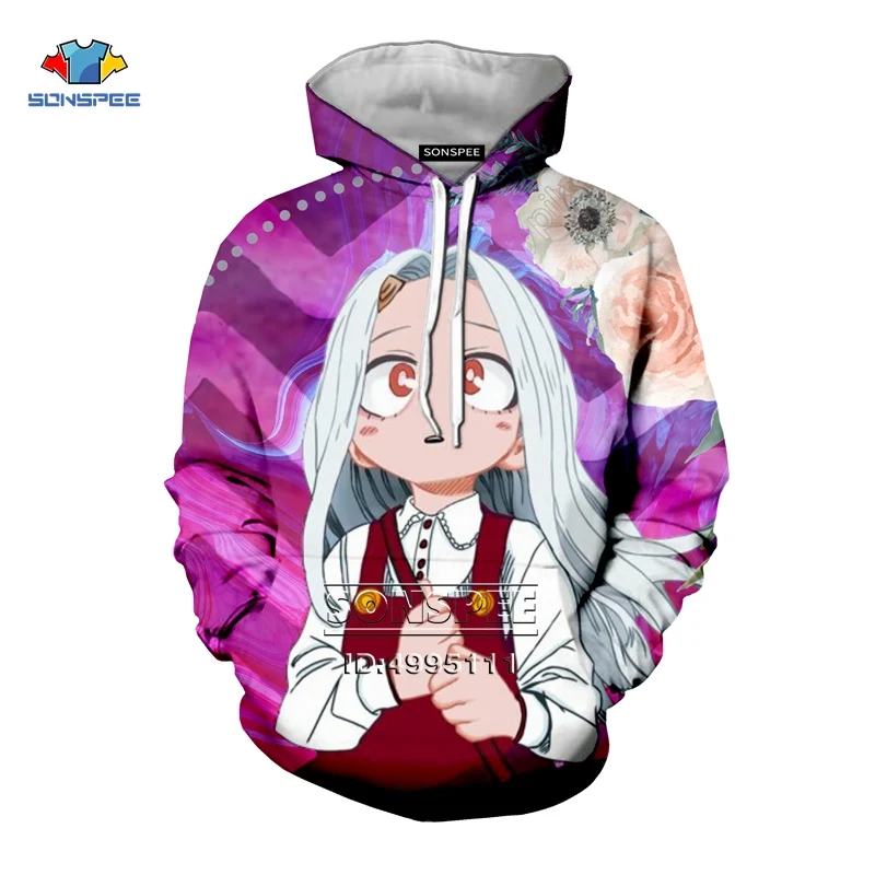 Funnu Anime Senpai Girls Boys Manga Guys 3D Print Women Casual Hooded Hoodies Men's Sweatshirts Pullovers Autumn Clothes | Мужская