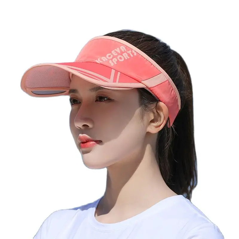 

Unisex Topless Cap Men and Women Sunscreen Anti-UV Outdoor Sports Casual Fashion Big Brim Letter Sun Hat