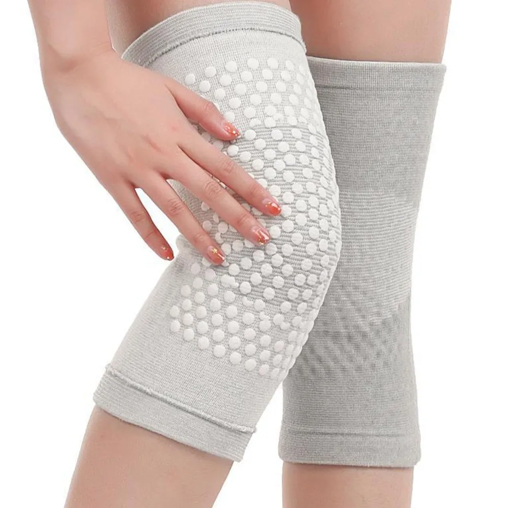 

2PCS Self Heating Support Knee Pad Knee Brace Warm For Arthritis Joint Pain Relief Injury Recovery Belt Knee Massager Leg Warmer