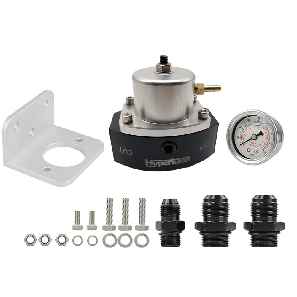 

Auto Parts E85 Adjustable Back Billet Aluminum Efi Bypass Fuel Pressure Regulator 15-65psi Oil Return Pressure Control Valve