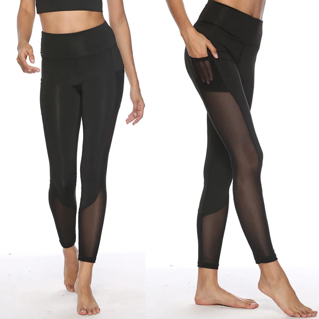 Женские леггинсы с высокой талией 2019 спортивные женские штаны для фитнеса и йоги