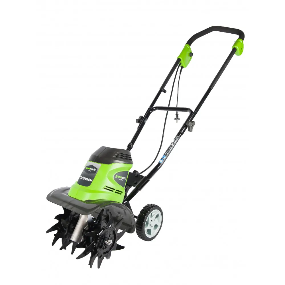 Культиватор элекстрический Greenworks GTL9526 950W|Культиваторы| |