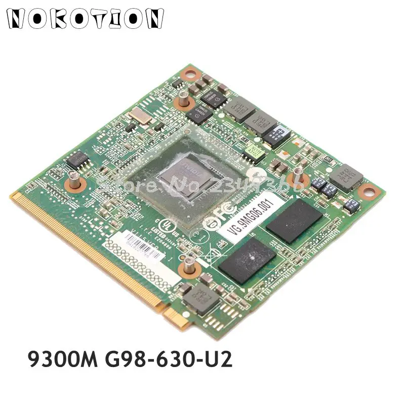 NOKOTION VG.9MG06.001 GPU для Acer aspire 4930g 5520G 6930G 7720G 4630G 7730G 9300g видеокарта 256M G98 630 U2 DDR2 МБ 64