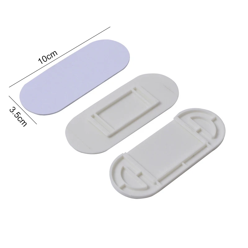 

Wall-Mounted Sticker Punch-free Plug Fixer Cable Organizer Self-Adhesive Power Strip Holder Fixator Without Traces Socket Paste