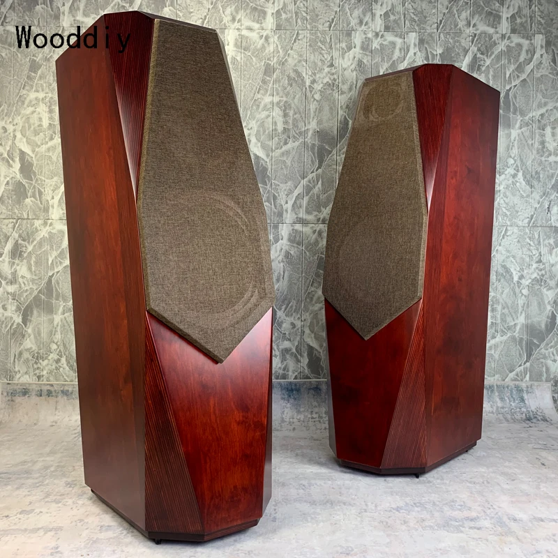 Деревянный персонализированный 8/10/12 дюймовый Hifi DIY березовый фанерный динамик