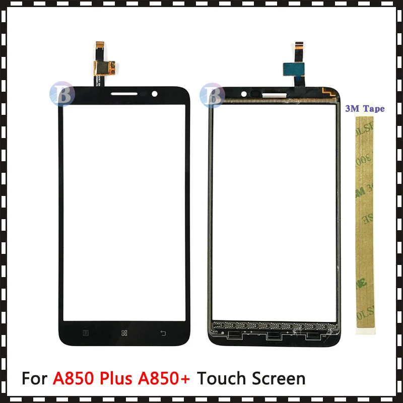 Сменный высококачественный дигитайзер экрана 5 дюйма для Lenovo A850 Plus + внешнее