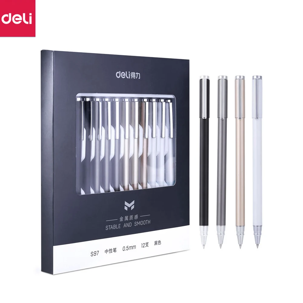 Для кулинарно деликатесной продукции Металл гелевая ручка 0 5 мм с черными чернилами S97 шариковая 145 тела