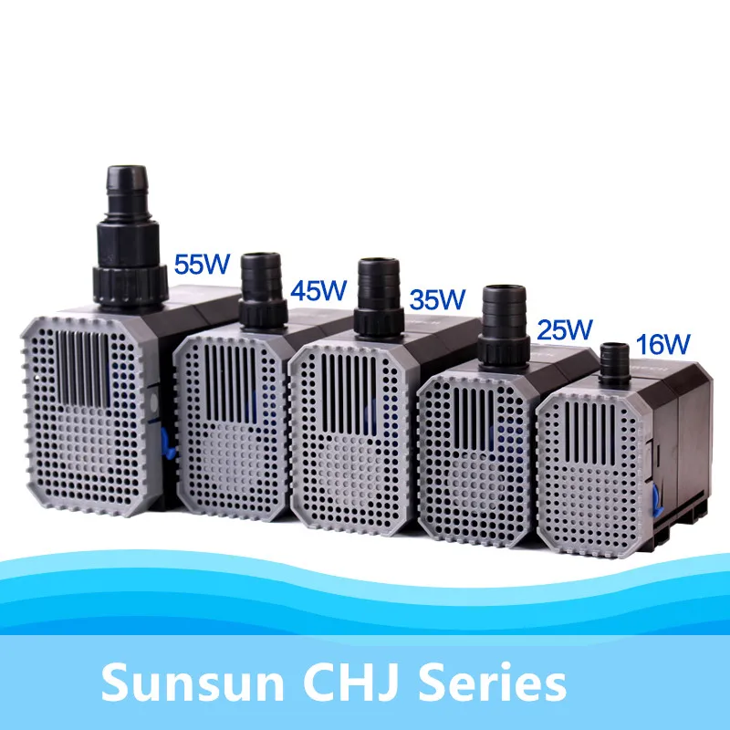 Фото Насос для аквариума SUNSUN CHJ, погружной насос с регулируемым флюсом 220-240 В, 500-3000 л/ч, для фильтрации аквариума №3