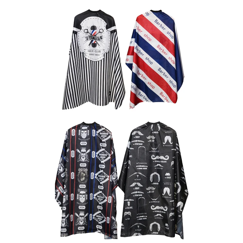 Профессиональная водонепроницаемая ткань для парикмахерских с узором кота