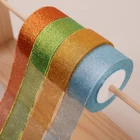 25 ярдов22 метрарулон ленты для лука 4 см широкая Полиэфирная Лента Свадебные Рождественские цветы торт выпечка в подарок коробка оберточная лента