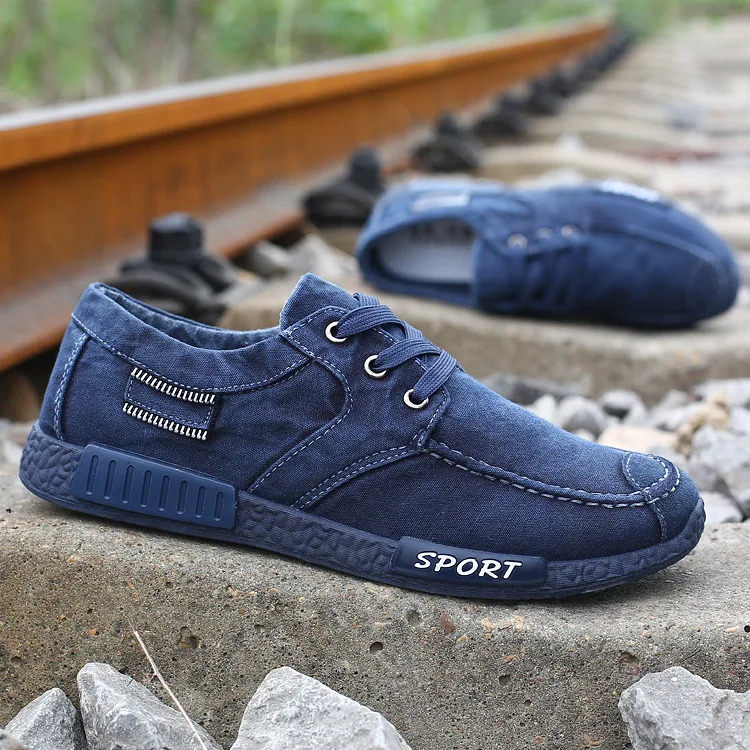 

Summer Men's Trendy Korean Style Casual Fashion All-Matching Sneakers Walking Shoes AN05