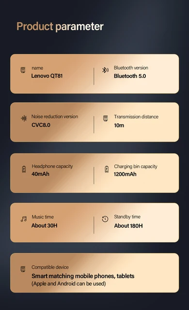 Lenovo QT81 True bezprzewodowe słuchawki douszne Bluetooth 5 0 inteligentne sterowanie dotykowe TWS bezprzewodowe słuchawki type-c ładowanie oryginalne tanie i dobre opinie Zaczepiane na uchu Dynamiczny CN (pochodzenie) True Wireless 115dB Zwykłe słuchawki do telefonu komórkowego Słuchawki HiFi Lenovo QT81 True bezprzewodowe słuchawki douszne Bluetooth 5 0 inteligentne sterowanie dotykowe TWS bezprzewodowe słuchawki type-c ładowanie oryginalne tanie i dobre opinie Zaczepiane na uchu Dynamiczny CN (pochodzenie) True Wireless 115dB Zwykłe słuchawki do telefonu komórkowego Słuchawki HiFi