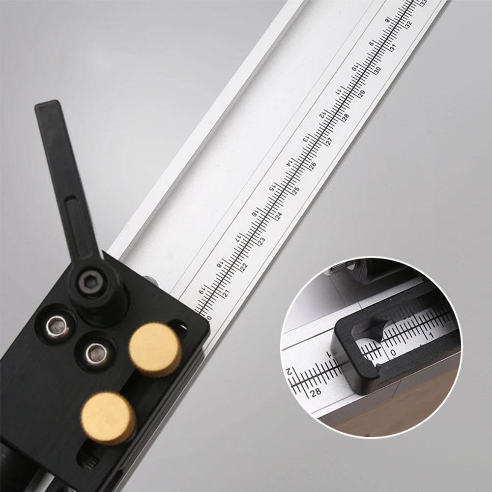 

Locator Left Right T Slot Woodworking Tool Jig Manual Limiter Portable Sliding Brackets Professional Miter Track Stopper Durable