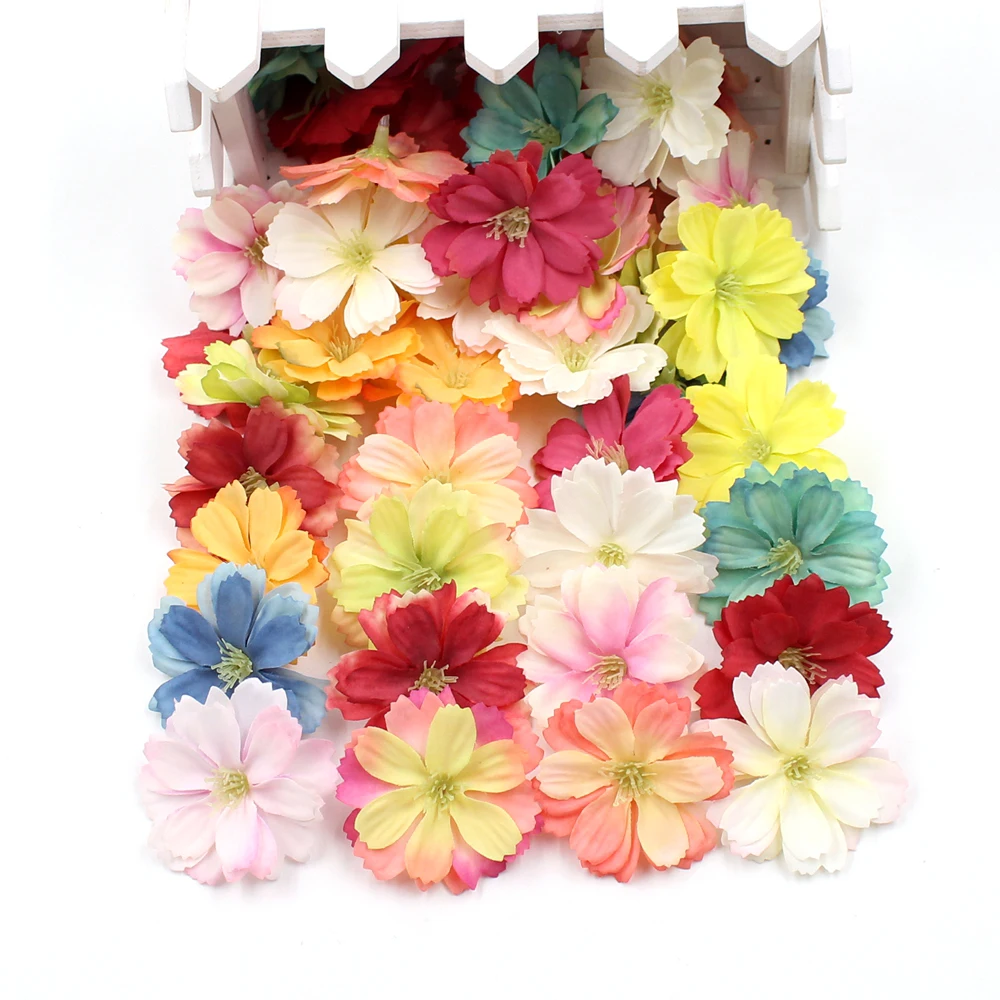 20 шт. искусственные цветы сливы 4 см|fake flower decor|flower decorationflower wedding decoration |