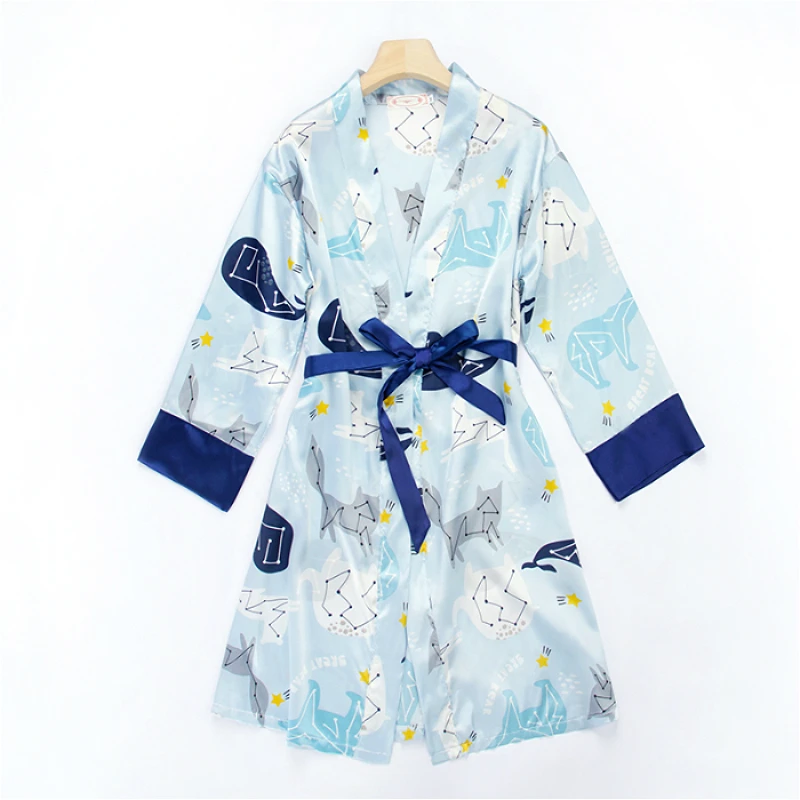 7 шт. женский Шелковый Атласный набор пижам пижамы Пижама Пижамный костюм