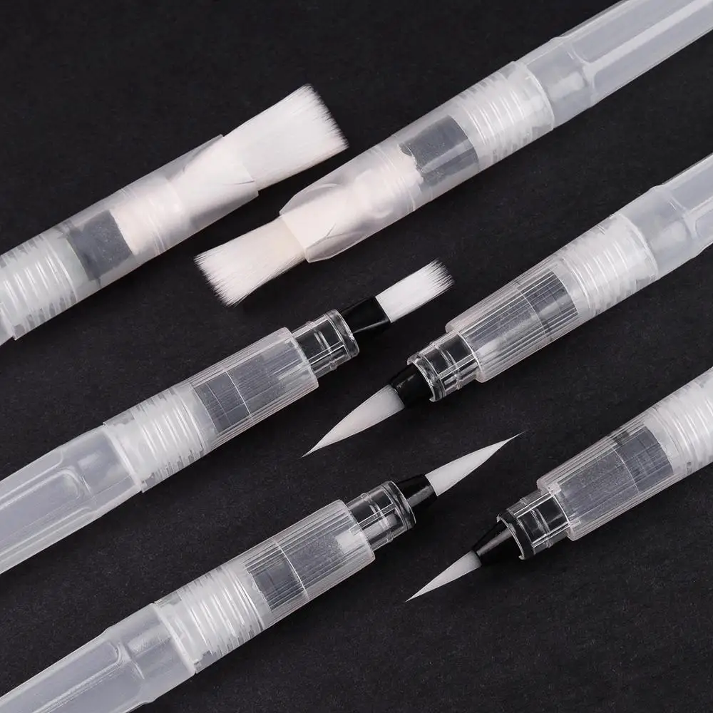 6 шт. автономным увлажнения акварель кисти набор мягкий нейлоновых волосяных