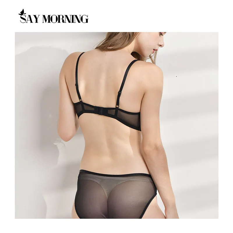 Сказать утро нового размера плюс комплект с кружевным бюстгальтером пуш-ап