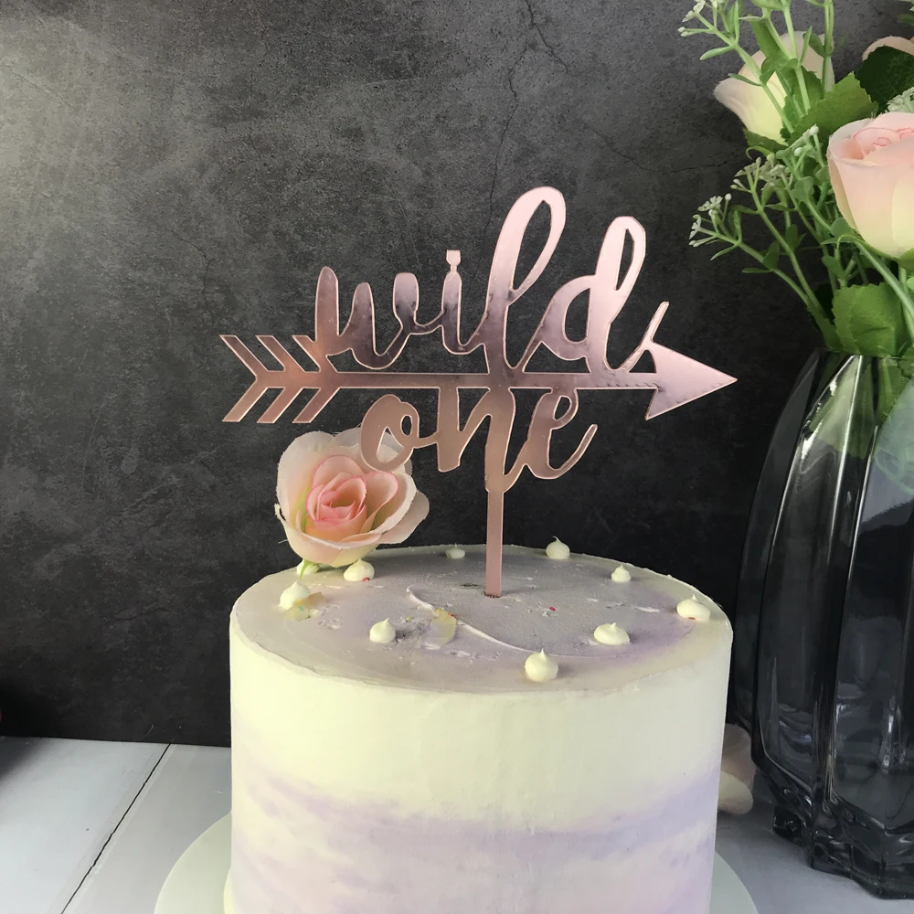 Дикий один Топпер для торта С Днем Рождения|Товары украшения тортов| |